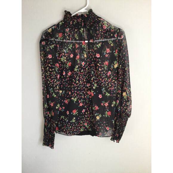NWT Bailey Women’s Floral Sheer Top With Built In Tank Top Fairy Flow Whimsickle